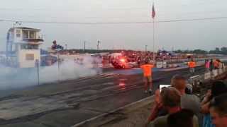 preview picture of video '2014 Muncie Night of Fire Heat Wave Rocket Powered Drag Car'