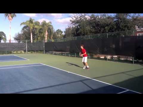 Stefan Milicevic training at IMG Academy
