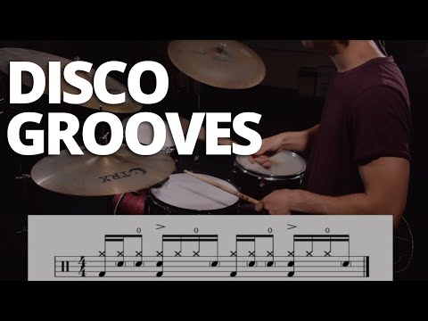 3 Disco Grooves - Quick Drum Lesson