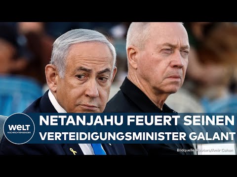 Video Thumbnail: KRIEG IN ISRAEL: Benjamin Netanjahu entlässt Verteidigungsminister Joav Galant