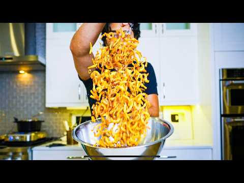 how to make the CRISPIEST curly fries (3 Steps)