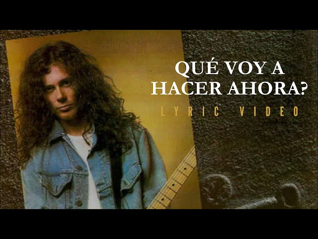 JAF ||  Qué Voy A Hacer Ahora?  (Lyric Video Oficial)