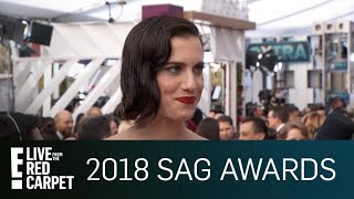 Allison Williams Talks Time's Up at 2018 SAG Awards | E! Live from the Red Carpet