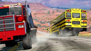 School Bus Accidents  BeamNGdrive
