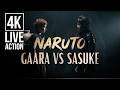 Sasuke Vs Gaara 4K LIVE ACTION AI Cinematic Recreation