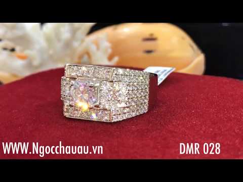 Nhẫn Nam Kim Cương Thiên Nhiên DMR028