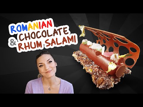No Bake Romanian Chocolate Salami | Homemade Restaurant Dessert