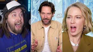 KEN OATH! Paul Rudd & Carrie Coon Bust Ghosts AND Aussie Slang