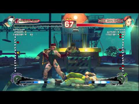 kattaclysm [Vega] Vs OldTensai [Cammy] SSF4 AE Online Ranked Matches - PSN