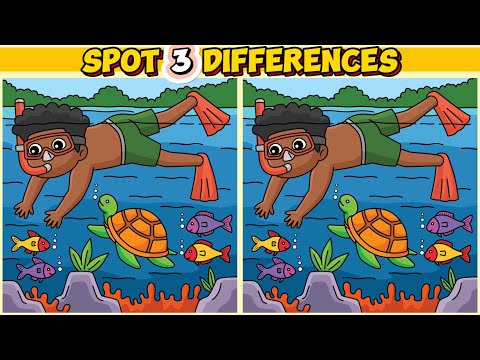 Find 3 Differences Between Two Pictures | Spot the Difference Puzzle - YouTube