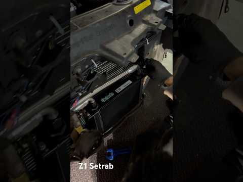 New Setrab Oil Cooler installed on my G35