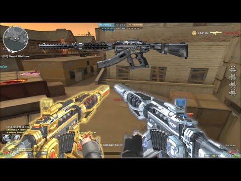 Crossfire NA 2.0 :M4a1 S Under Tech Silver - Hero Mode X - Zombie V4
