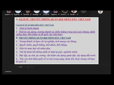 GDQP: Lịch sử, truyền thống của quân đội và công an nhân dân Việt Nam