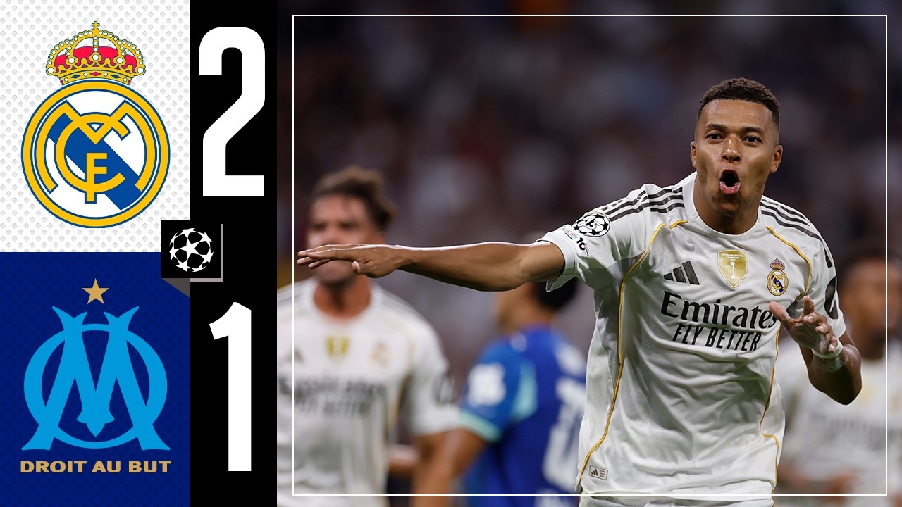 Real Madrid vs Olympique de Marseille Highlights