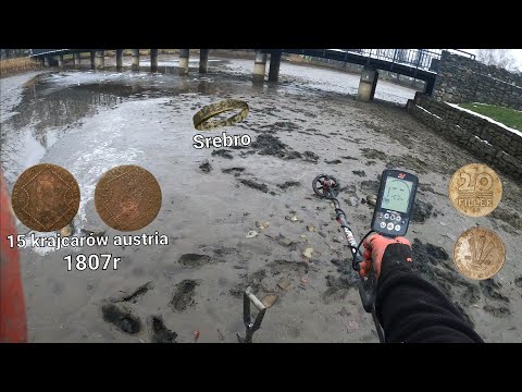 105# Wykopki bez wody Sielpia,15 krajcarów austria 1807r I srebro!Equniox 800