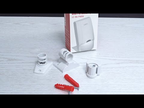 How to Install DSC Wall/Ceiling Bracket DSC-LC-L1ST - LC104 PIMW Motion Detector