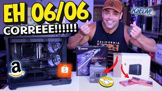 🚨06/06 AO VIVO com Ofertas Exclusivas, MUITOS CUPONS!!!