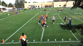preview picture of video 'Tight Ends Blocking Broncos Training Camp 2012-08-15'
