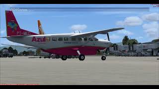 cessna 208 caravan SBRJ SBGL flight simulator x