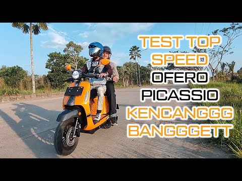 Test Ride Ofero Picassio, Kencang Banget! Tembus 75 km/jam