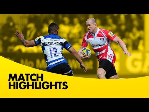 Gloucester Rugby vs Bath Rugby - Aviva Premiership Rugby 2013/14