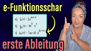 Derive e-function family: 3e^(ax+1), ax²·e^x and (ax+1)e^(2x+a)