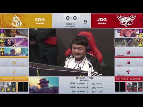 SDG vs JDG | Game 1 FULL Week 7 Day 5 | SinoDragon vs JD Gaming | LPL Spring 2019