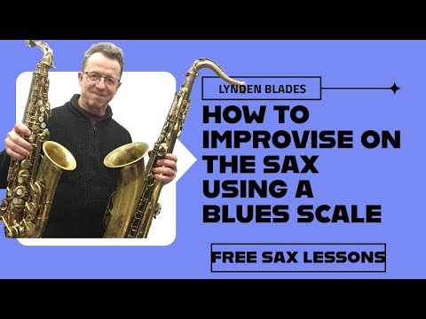 How to Improvise on Sax Using the Blues Scale 🎷 Easy Q&A Phrases