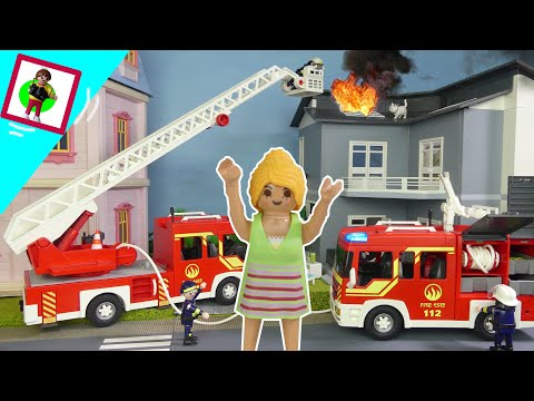 Playmobil Film "Frau Schicks schönes Haus brennt ab?!" + Gewinnspiel  Familie Jansen / Kinderfilm /