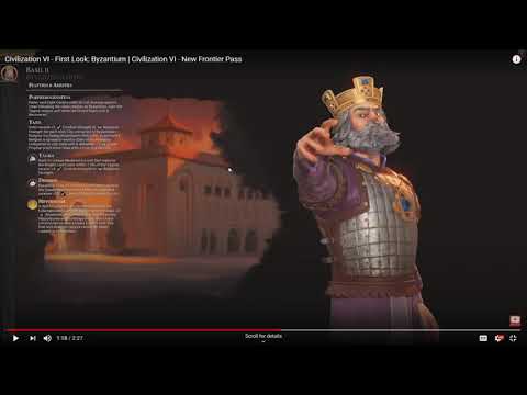 First Impressions of Byzantium in Civilization VI