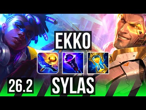 EKKO vs SYLAS (JGL) | 57K damage | EUW Challenger | 26.2