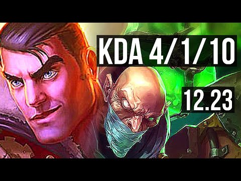 JAYCE vs SINGED (TOP) | 4/1/10, 800+ games, 1.1M mastery | KR Master | 12.23