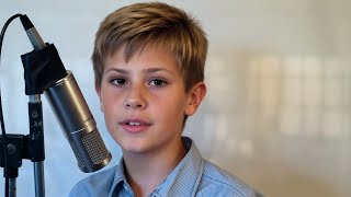 12 year old boy Jared Cardona singing A Thousand Miles Vanessa Carlton cover ( Parke avenue )