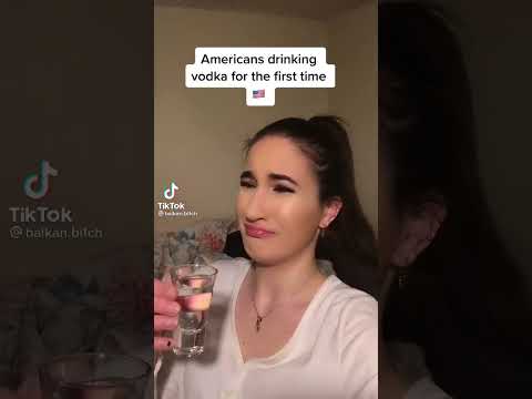 Americans drinking vodka for the first time #vodka #americans #alcohol