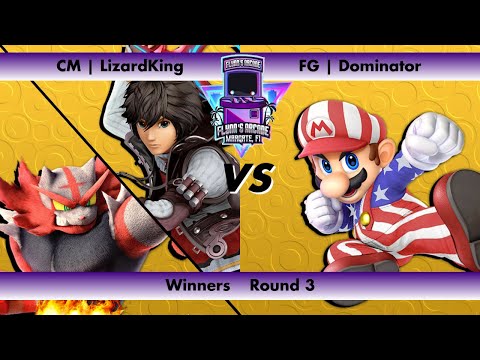 Flynn's Arcade 049 Winners Round 3 - CM | LizardKing (Incineroar)Shulk Vs FG | Dominator (Mario)SSBU