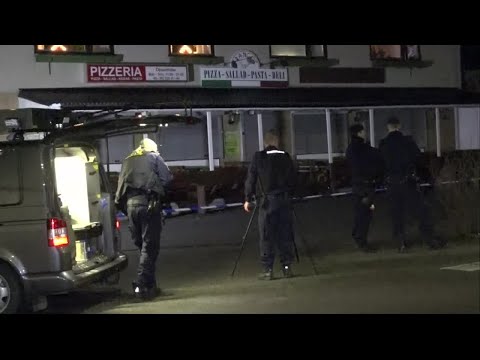Skottlossning på restaurang - Nyheterna (TV4)