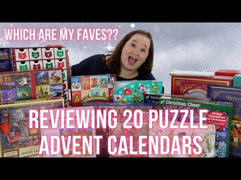 Reviewing ALL of my Jigsaw Puzzle Advent Calendars // My top picks and which should you Avoid!