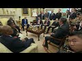 Trump SHOCKS South African president by challenging him over "white genocide"