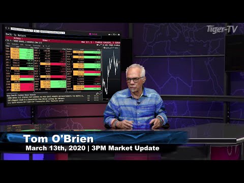 March 13th, 3PM ET Market Update on TFNN - 2020