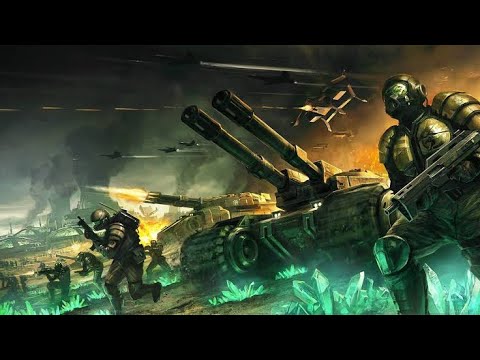 Command & Conquer 3 Tiberium Wars - GDI v.s Nod AI Skirmish Match (Gameplay)