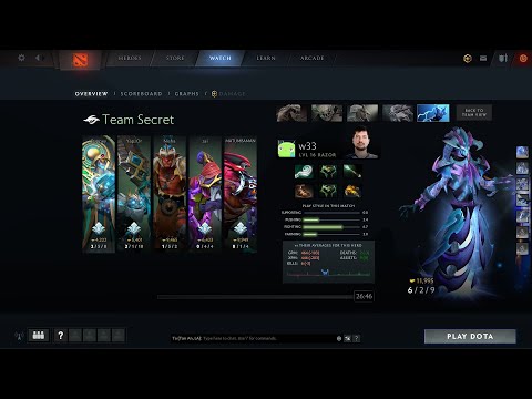 dota2mid W33 Razor - Secret vs Nigma - MAD MOON