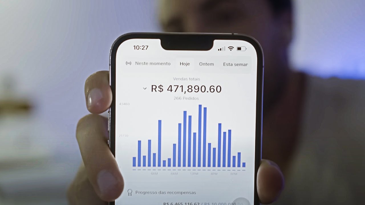 I made 600 thousand reais in a day and went to sleep