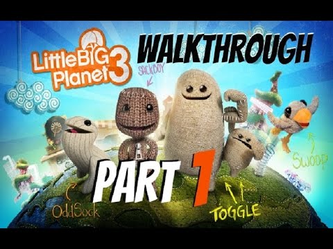 LittleBigPlanet 3 - Walkthrough Part 1 Gamescom - Creating Levels Tutorial