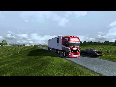 Euro Truck Simulator 2: Scania R560 V8 - LandaTrans A/S, Thermo Trafik