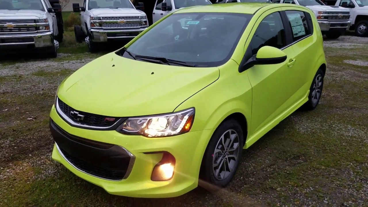 2019 Chevy SONIC HATCHBACK LT RS- New SHOCK Color ...