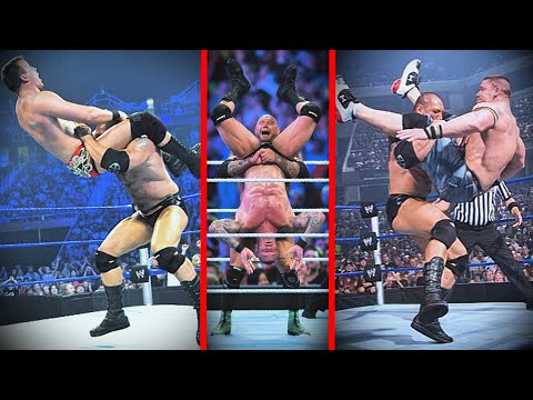 WWE Heaviest Powerbomb by Batista Compilation!