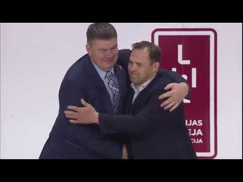 ARTURS IRBE /JERSEY RETIREMENT / LATVIAN NATIONAL ICE HOCKEY TEAM