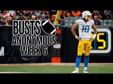 Busts Anonymous Week 6, 2022 - Fantasy Football Busts of the Week