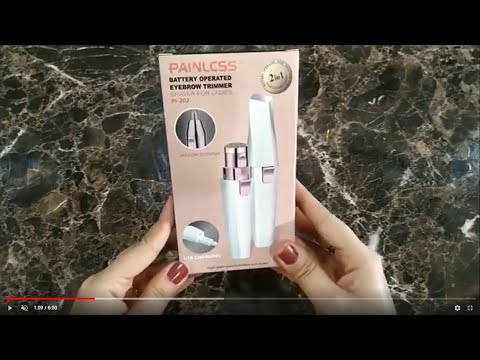 PAINLESS 2 IN 1 EYEBROW TRIMMER