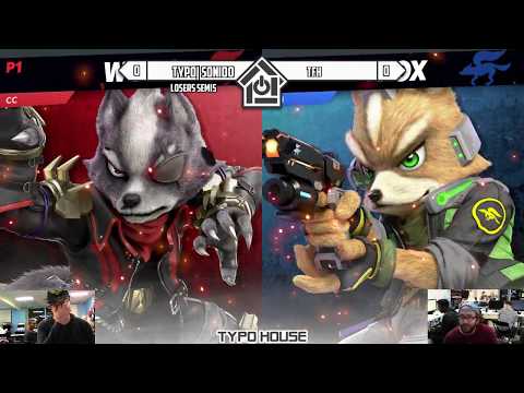 Typo Friday 3/22/19 - TFH(Fox/Toon Link) VS Typo| CC(Wolf/Sonic/Palutena)- Losers Semis